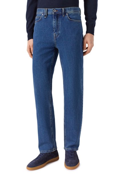 Джинсы merano BRIONI синего цвета по цене 79950 руб., арт. SPE30L/0DD14, фото 3 Джинсы merano BRIONI, арт. SPE30L/0DD14, фото 3