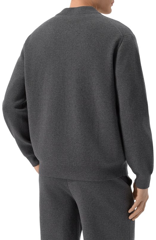 Кардиган из шерсти и хлопка 12 STOREEZ 136610 Серый  136610 Фото 4