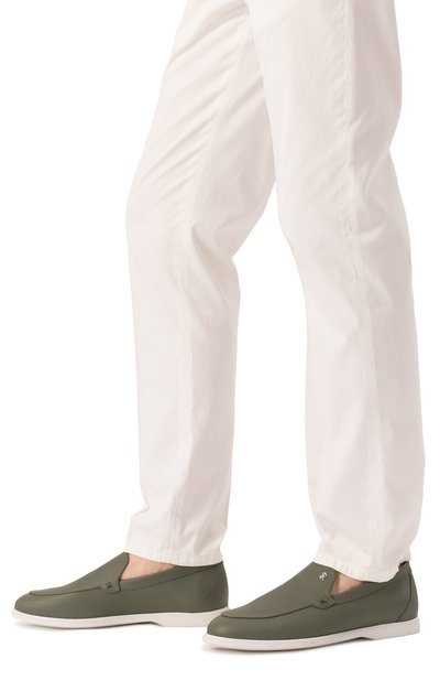 Кожаные лоферы STEFANO RICCI хаки цвета по цене 130000 руб., арт. UC64_G2344/MRWY, фото 3 Кожаные лоферы STEFANO RICCI, арт. UC64_G2344/MRWY, фото 3