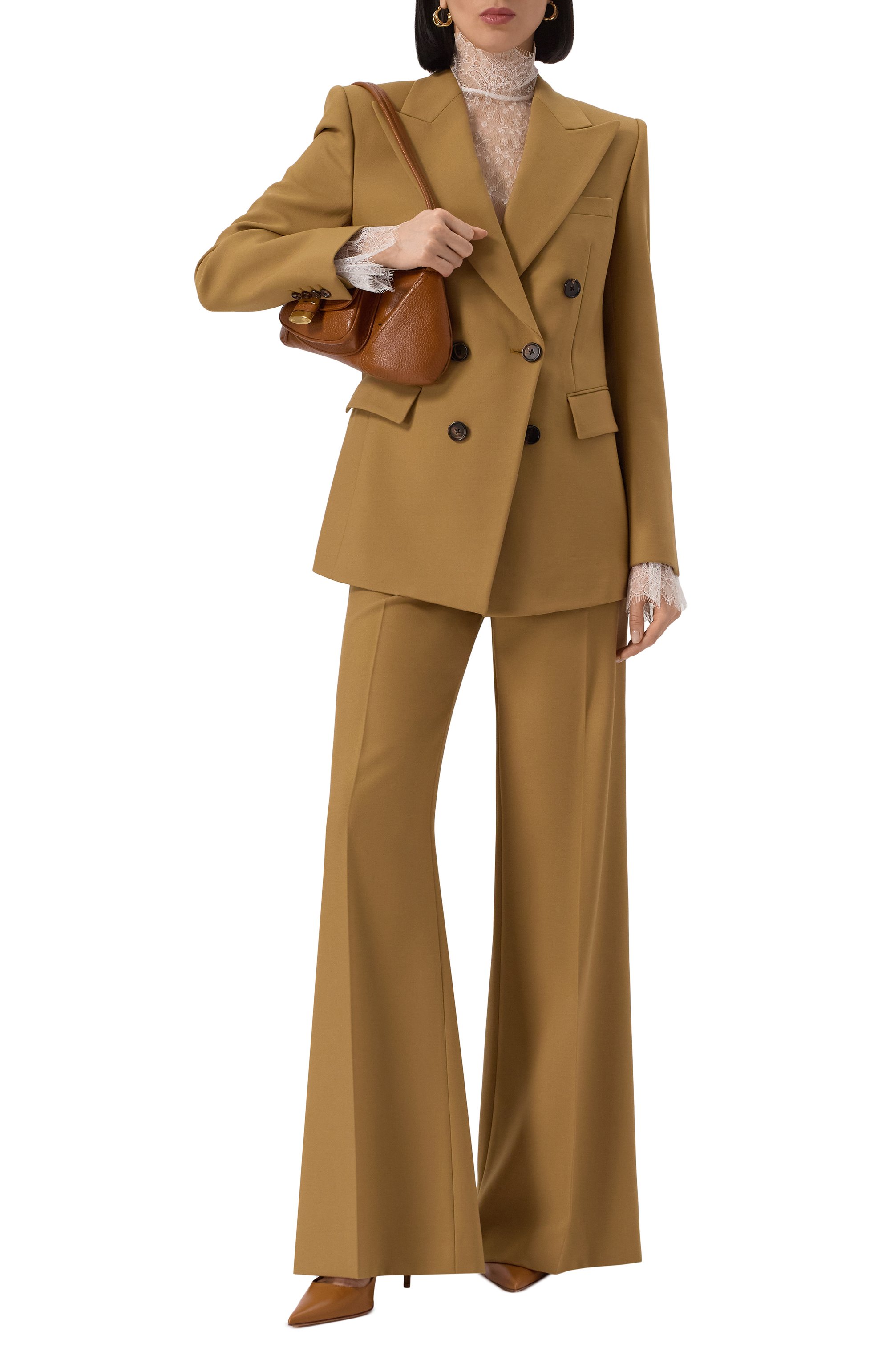 Шерстяные брюки CHLOÉ, арт. CHC25SPA06299, фото 2