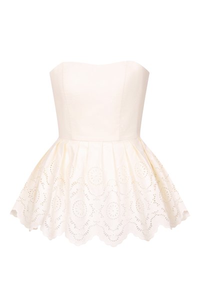 Женский хлопковый топ-корсет VIKA GAZINSKAYA, арт. SS25-12224