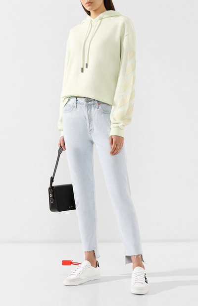 Хлопковое худи OFF-WHITE желтого цвета по цене 37450 руб., арт. 0WBB032S19D970836060, фото 2 Хлопковое худи OFF-WHITE, арт. 0WBB032S19D970836060, фото 2