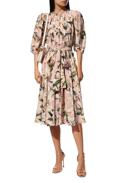 Шелковое платье DOLCE & GABBANA, арт. F6F3KT/HS15F, фото 2
