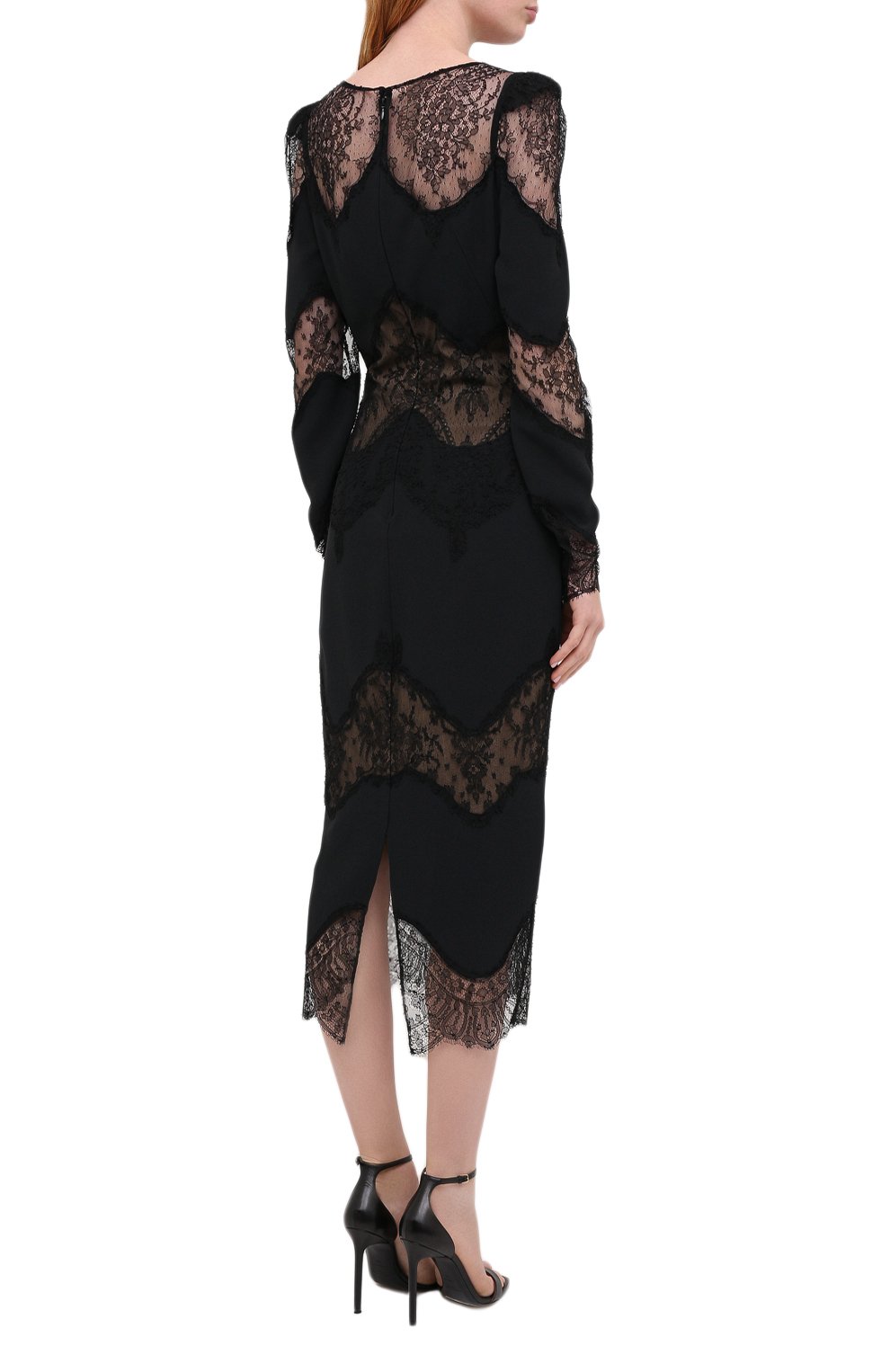 Платье из вискозы ZUHAIR MURAD черного цвета по цене 328000 руб., арт. DRP20013/CRCA007, фото 4 Платье из вискозы ZUHAIR MURAD, арт. DRP20013/CRCA007, фото 4