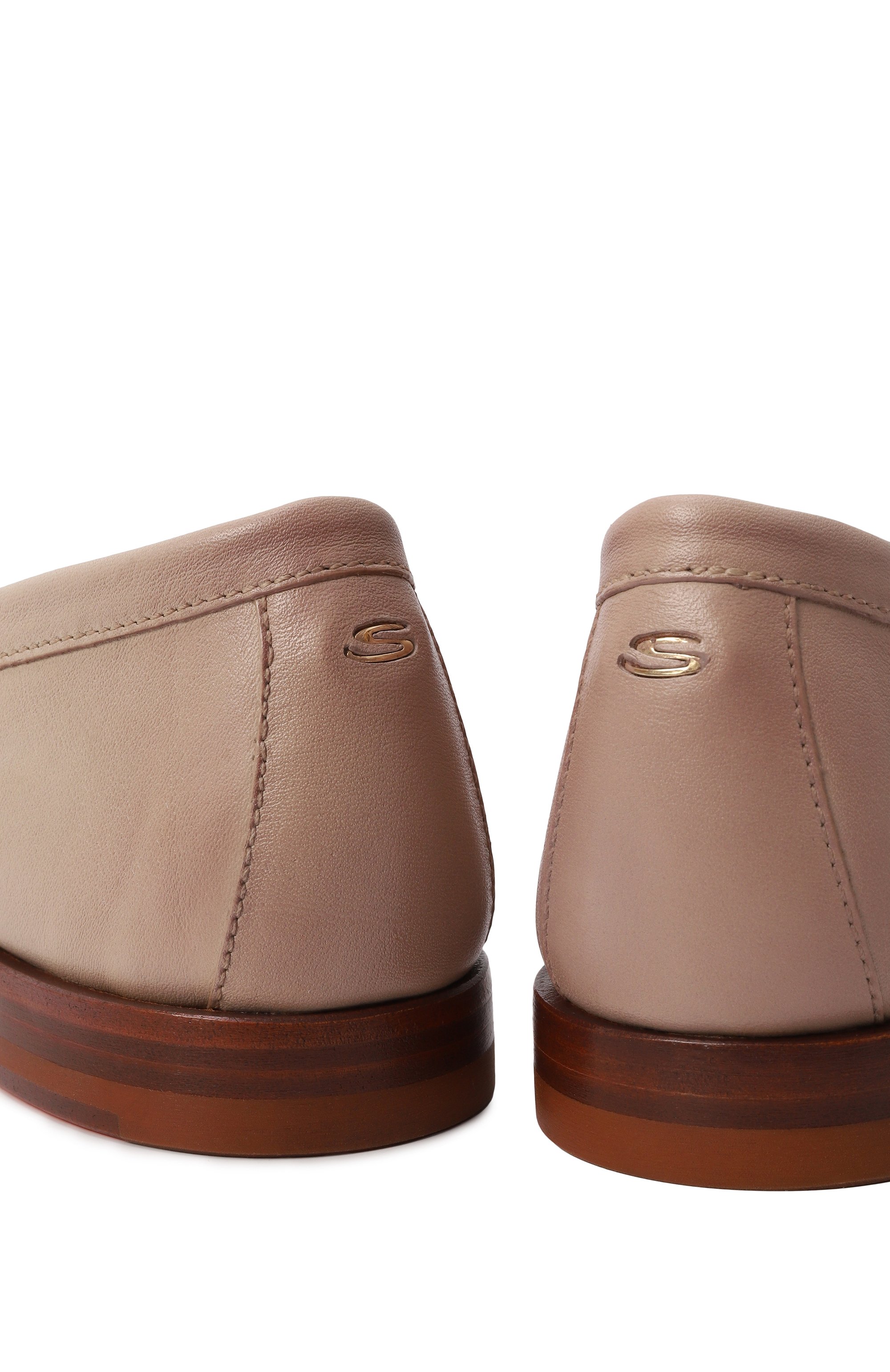 Кожаные пенни-лоферы SANTONI, арт. WUSG59962HAFSLGA, фото 7