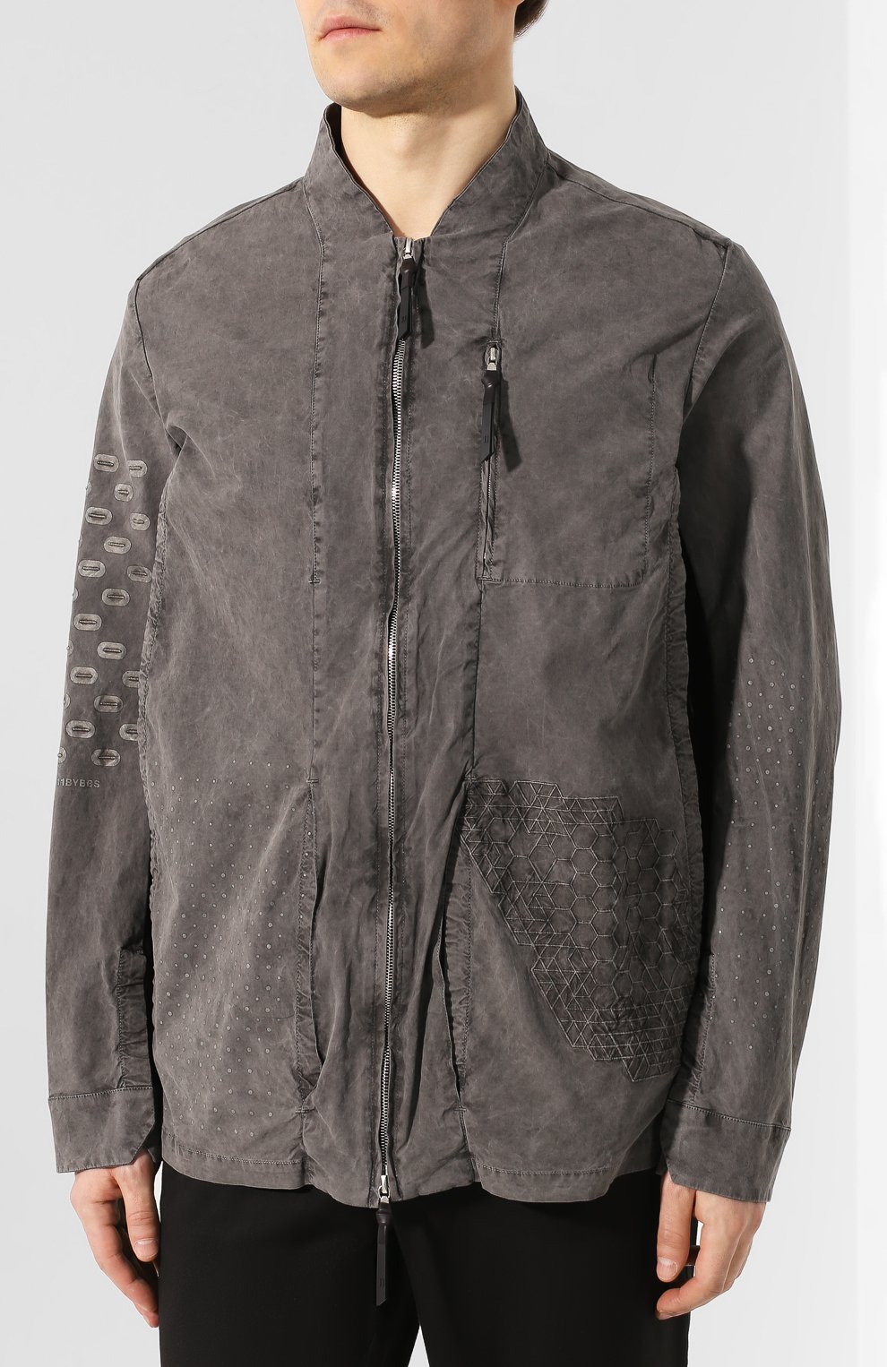 Хлопковая куртка 11 BY BORIS BIDJAN SABERI, арт. S8/F-1426 BAMBA/C0LD DYE, фото 3