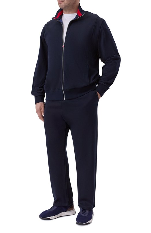 Спортивный костюм из хлопка и шерсти Kiton UMJ002403 Синий UMJ002403