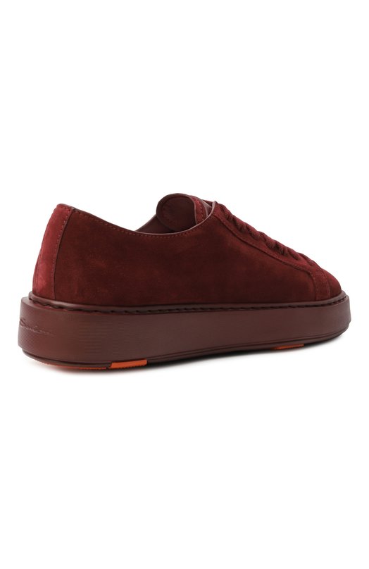 Замшевые кеды Santoni WBCG61322B0RCT0Y Бордовый  WBCG61322B0RCT0Y Фото 5