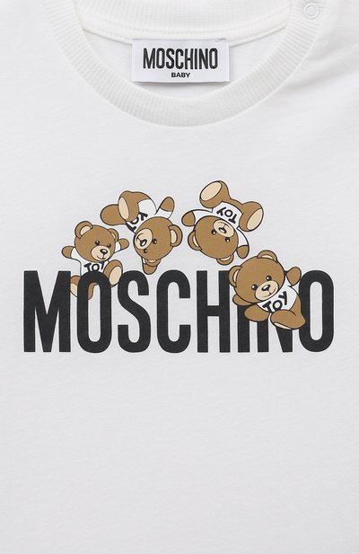 Хлопковая футболка MOSCHINO, арт. MWM032/LAA03, фото 3