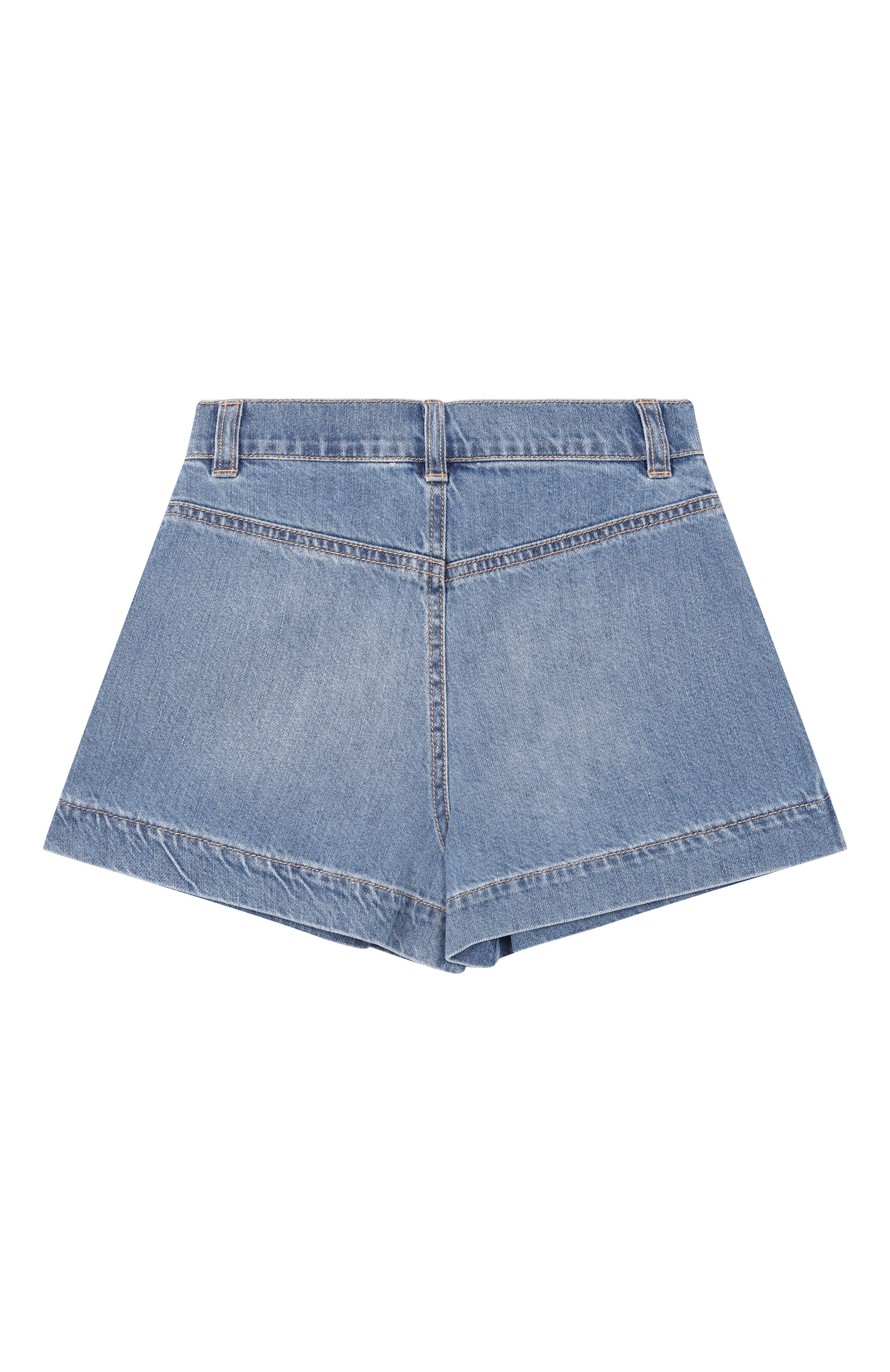 Джинсовые шорты ELISABETTA FRANCHI LA MIA BAMBINA, арт. EFBE0760/DF011_001, фото 2