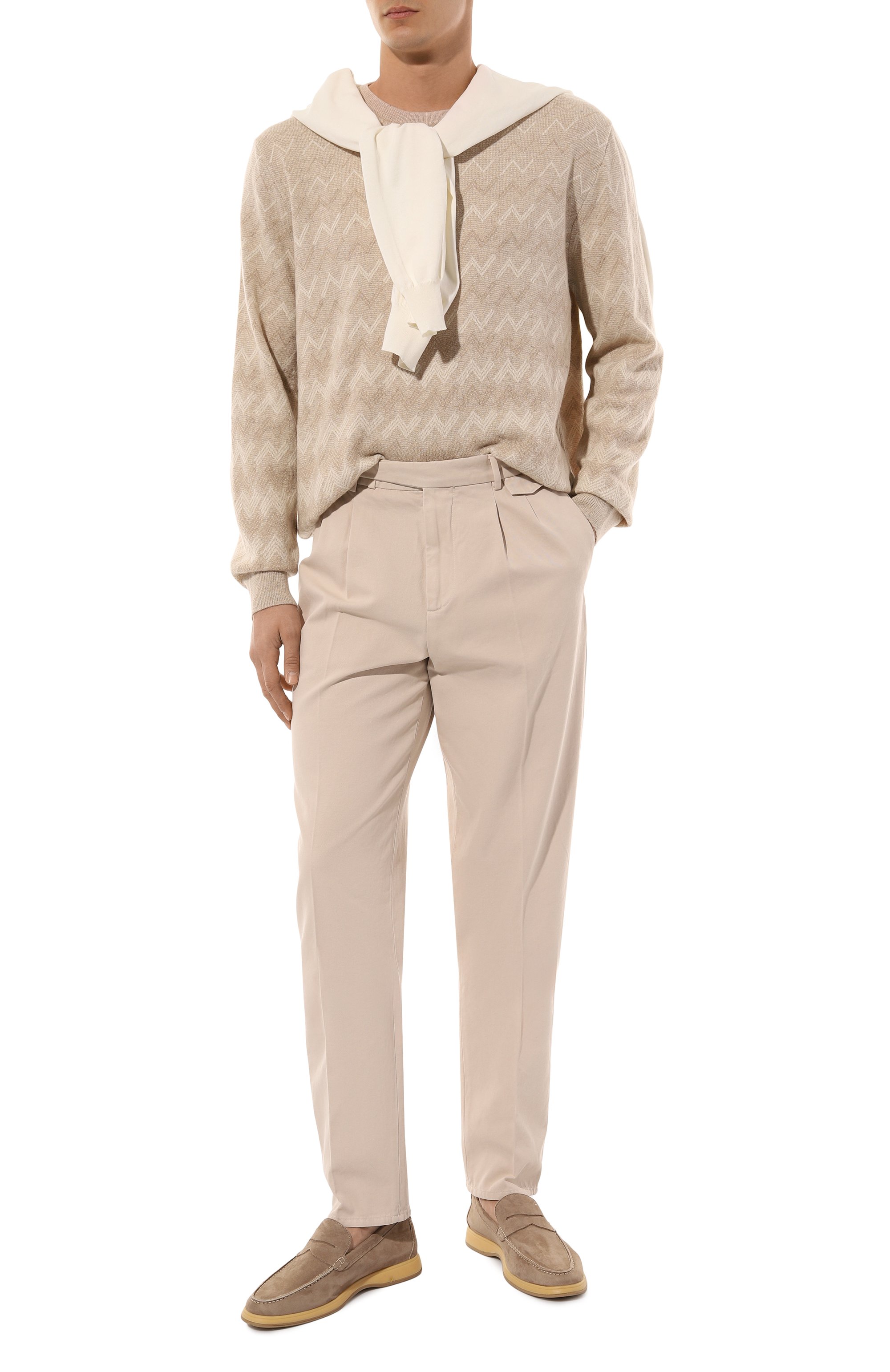 Хлопковые брюки BRUNELLO CUCINELLI, арт. M252DB2133, фото 2