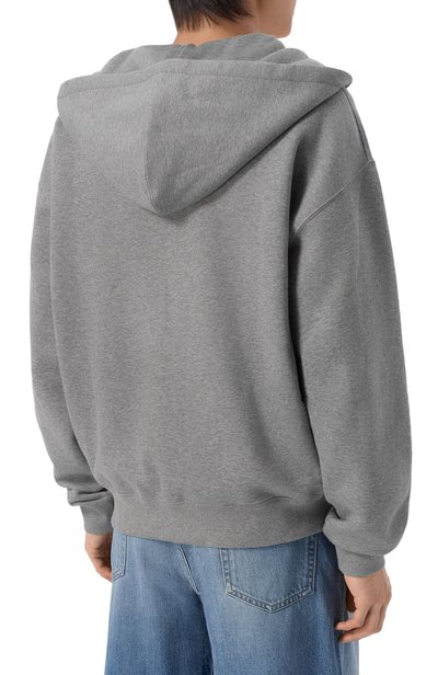 Хлопковая толстовка JIL SANDER серого цвета по цене 164500 руб., арт. J22HG0118/J20133, фото 4 Хлопковая толстовка JIL SANDER, арт. J22HG0118/J20133, фото 4