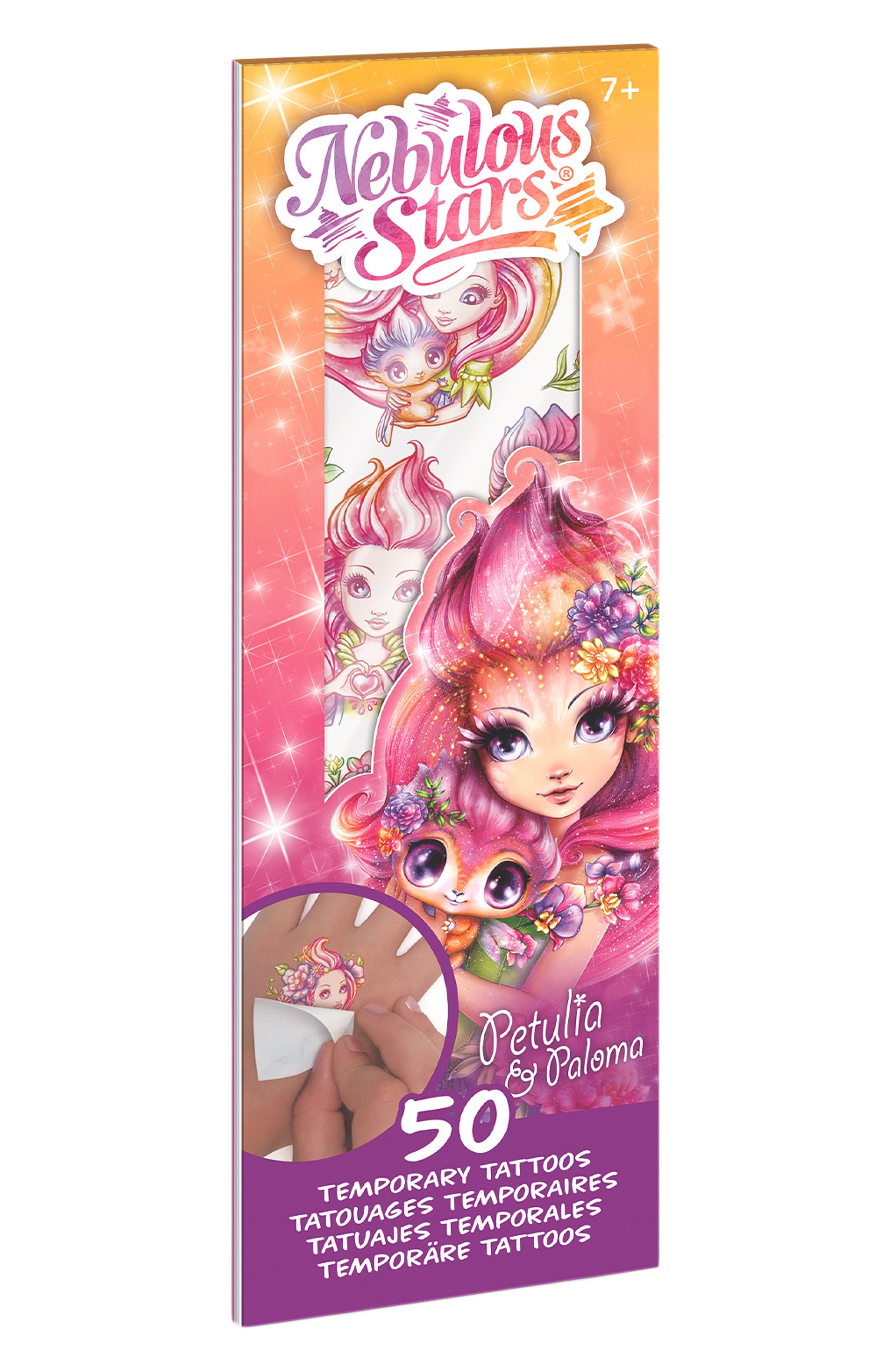 Набор временных татуировок space PAREMO розового цвета по цене 1020 руб., арт. 11458-3_NSDA, фото 1 Набор временных татуировок space PAREMO, арт. 11458-3_NSDA, фото 1