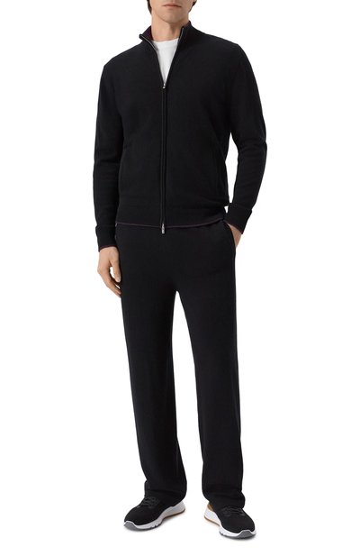 Кашемировые брюки MVST черного цвета по цене 230500 руб., арт. M25.1MM.K017/K003, фото 2 Кашемировые брюки MVST, арт. M25.1MM.K017/K003, фото 2