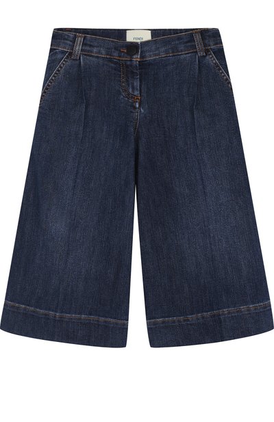 Укороченные джинсы свободного кроя FENDI, арт. JFF106/A3TR/3A-5A