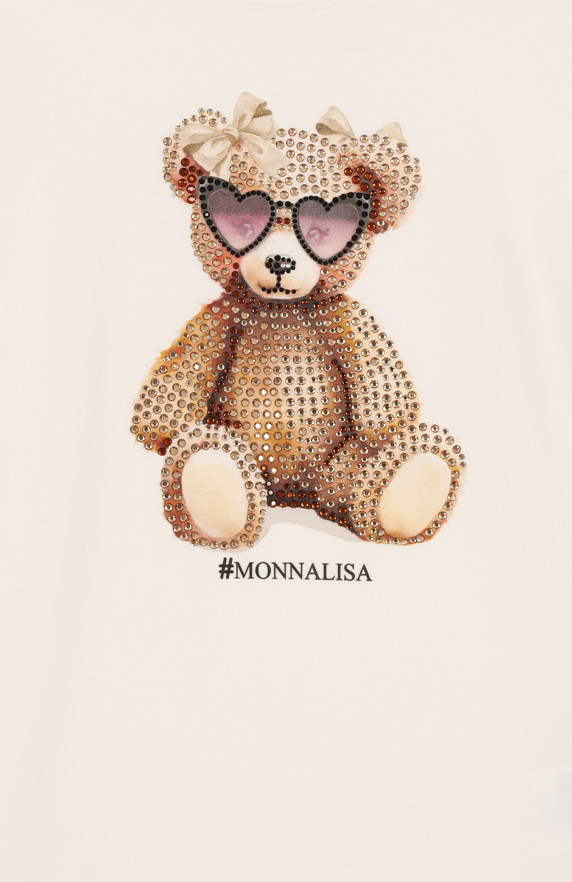 Хлопковый лонгслив MONNALISA, арт. 19F616, фото 3