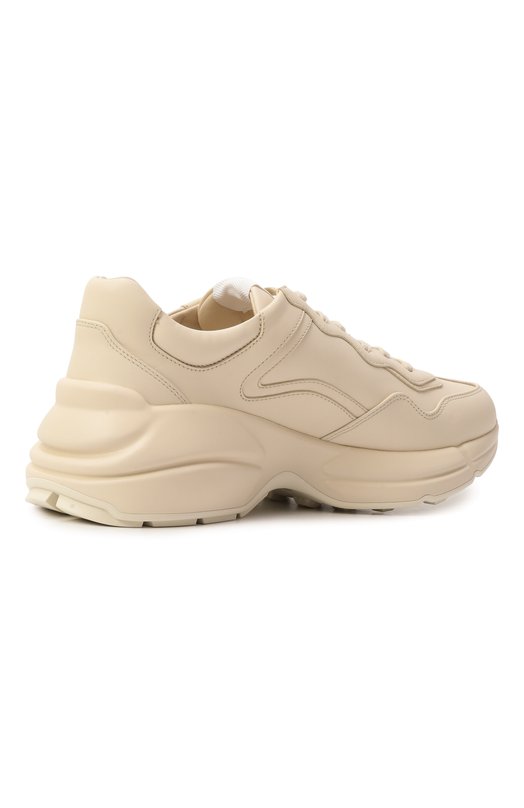 Кожаные кроссовки Rhyton Gucci 817482/UPG00 Кремовый  817482/UPG00 Фото 5