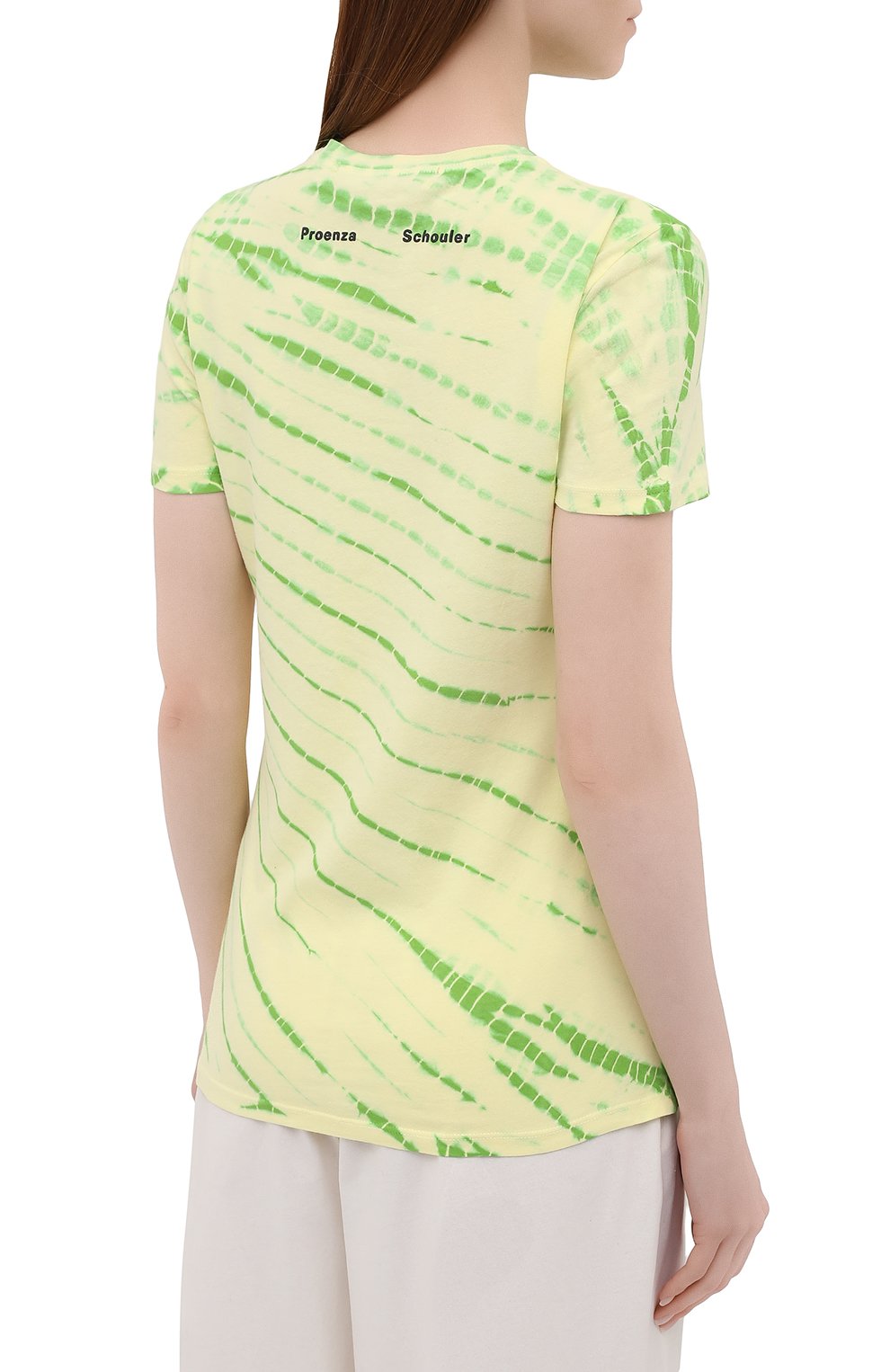 Хлопковая футболка PROENZA SCHOULER WHITE LABEL, арт. WL2114228-JCT144, фото 4