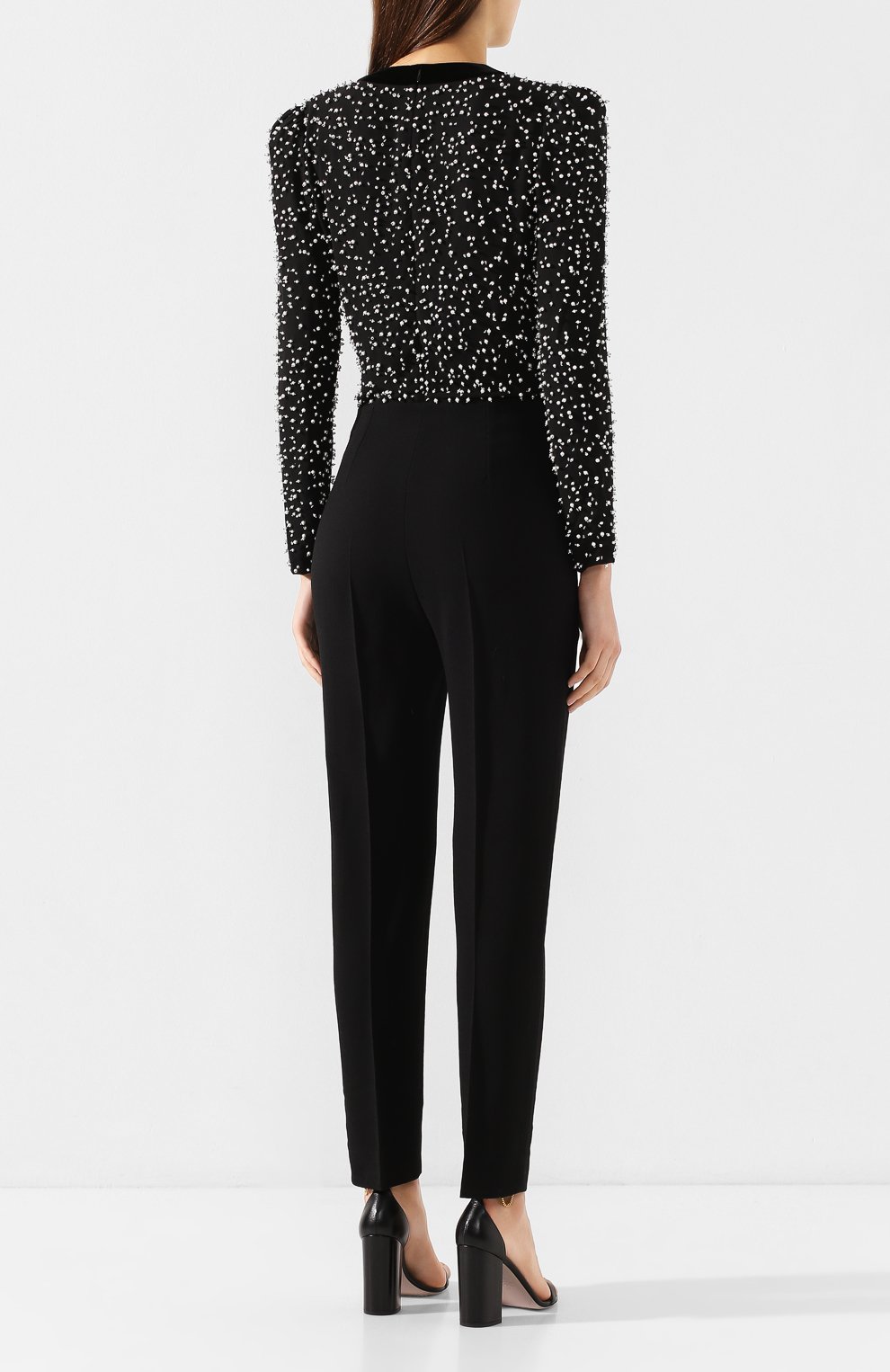 Шерстяной комбинезон GIVENCHY черного цвета по цене 478000 руб., арт. BW50DQG0CS, фото 4 Шерстяной комбинезон GIVENCHY, арт. BW50DQG0CS, фото 4