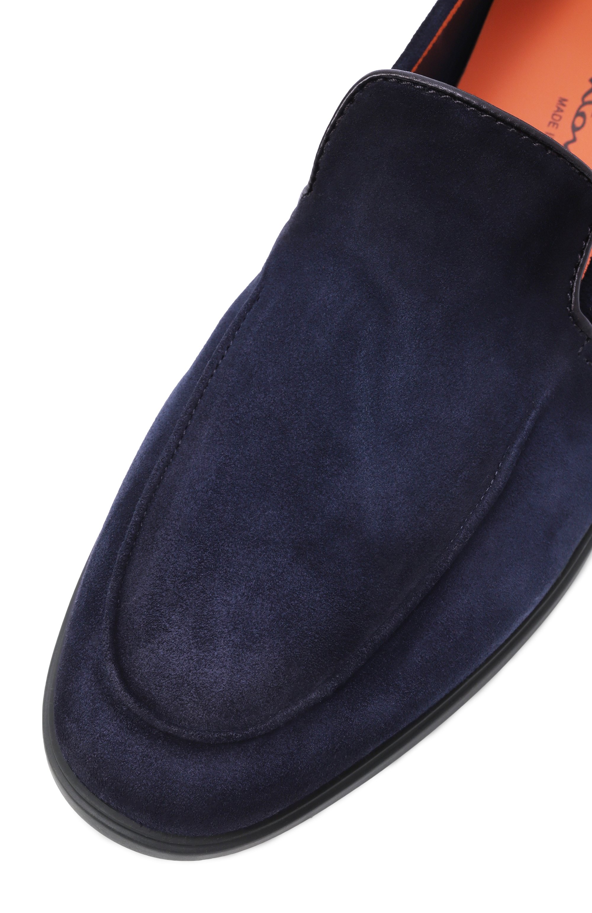 Замшевые лоферы malibu SANTONI, арт. MGAG1882900TSEAA, фото 7