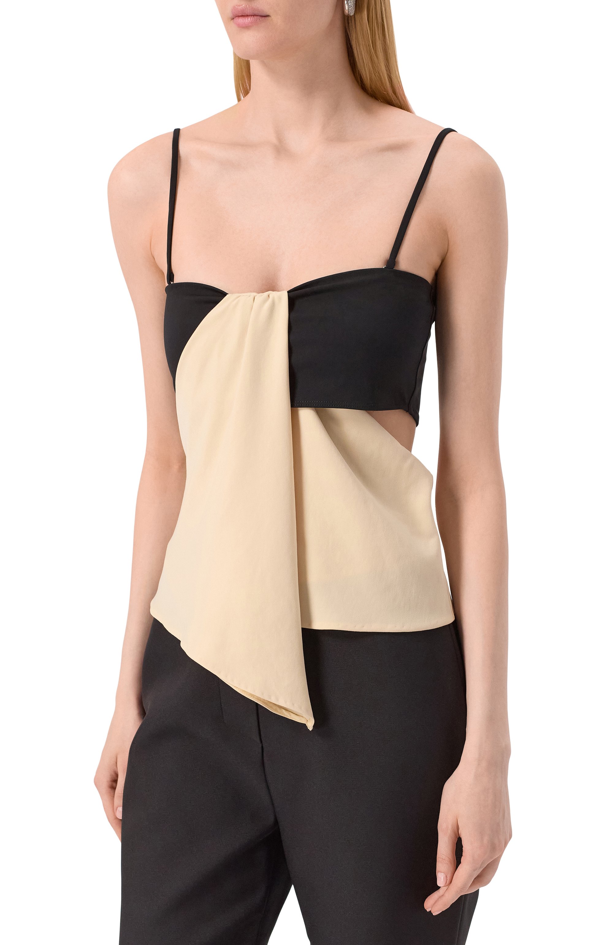 Топ NANUSHKA бежевого цвета по цене 55950 руб., арт. NW25RSTP04411, фото 3 Топ NANUSHKA, арт. NW25RSTP04411, фото 3