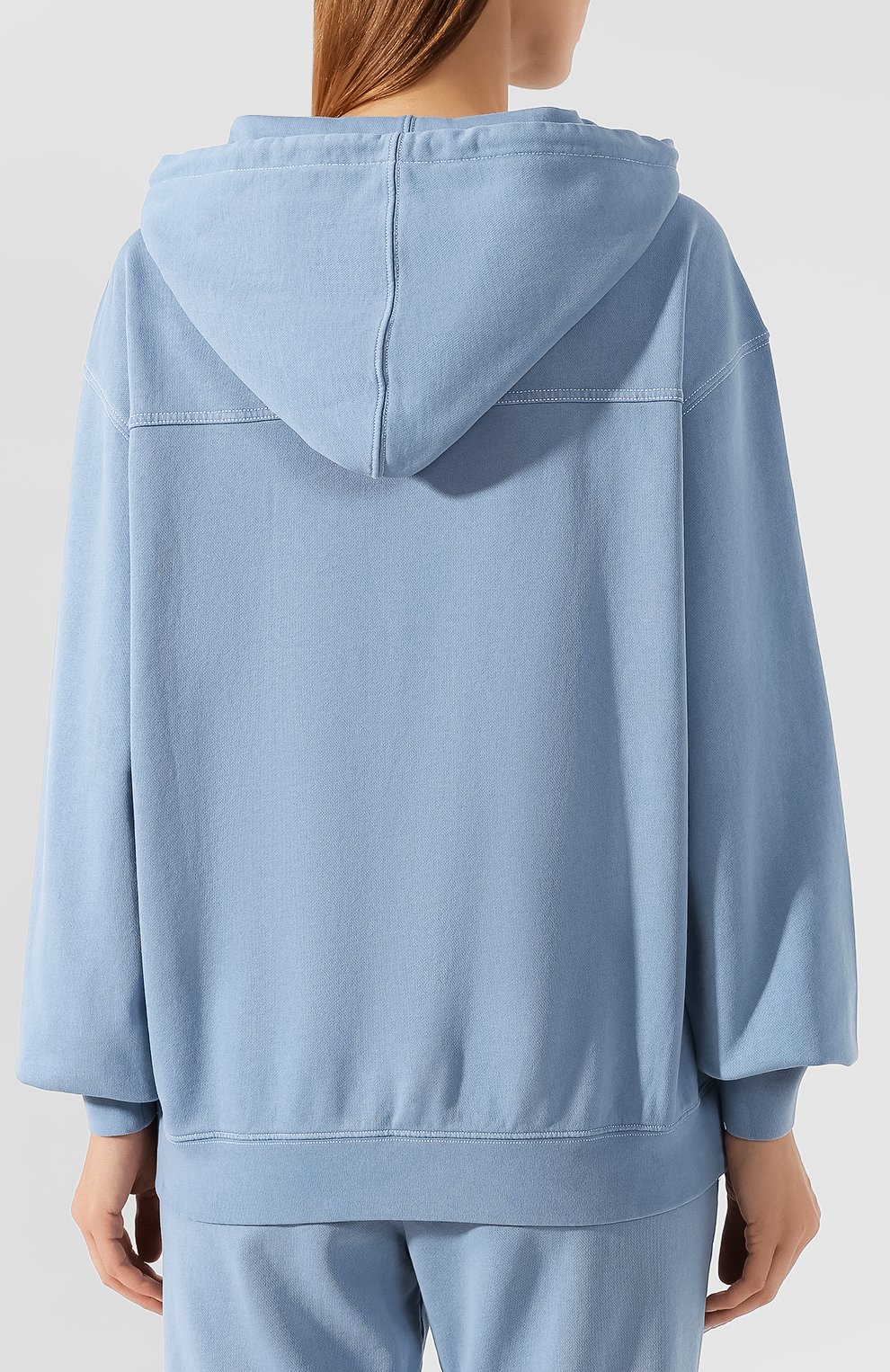 Хлопковое худи ACNE STUDIOS голубого цвета по цене 21350 руб., арт. AI0035, фото 4 Хлопковое худи ACNE STUDIOS, арт. AI0035, фото 4