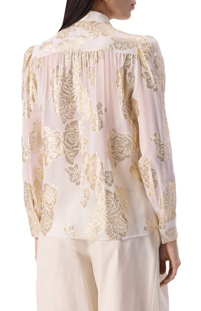 Шелковая блузка CHLOÉ, арт. CHC25SHT02413, фото 4