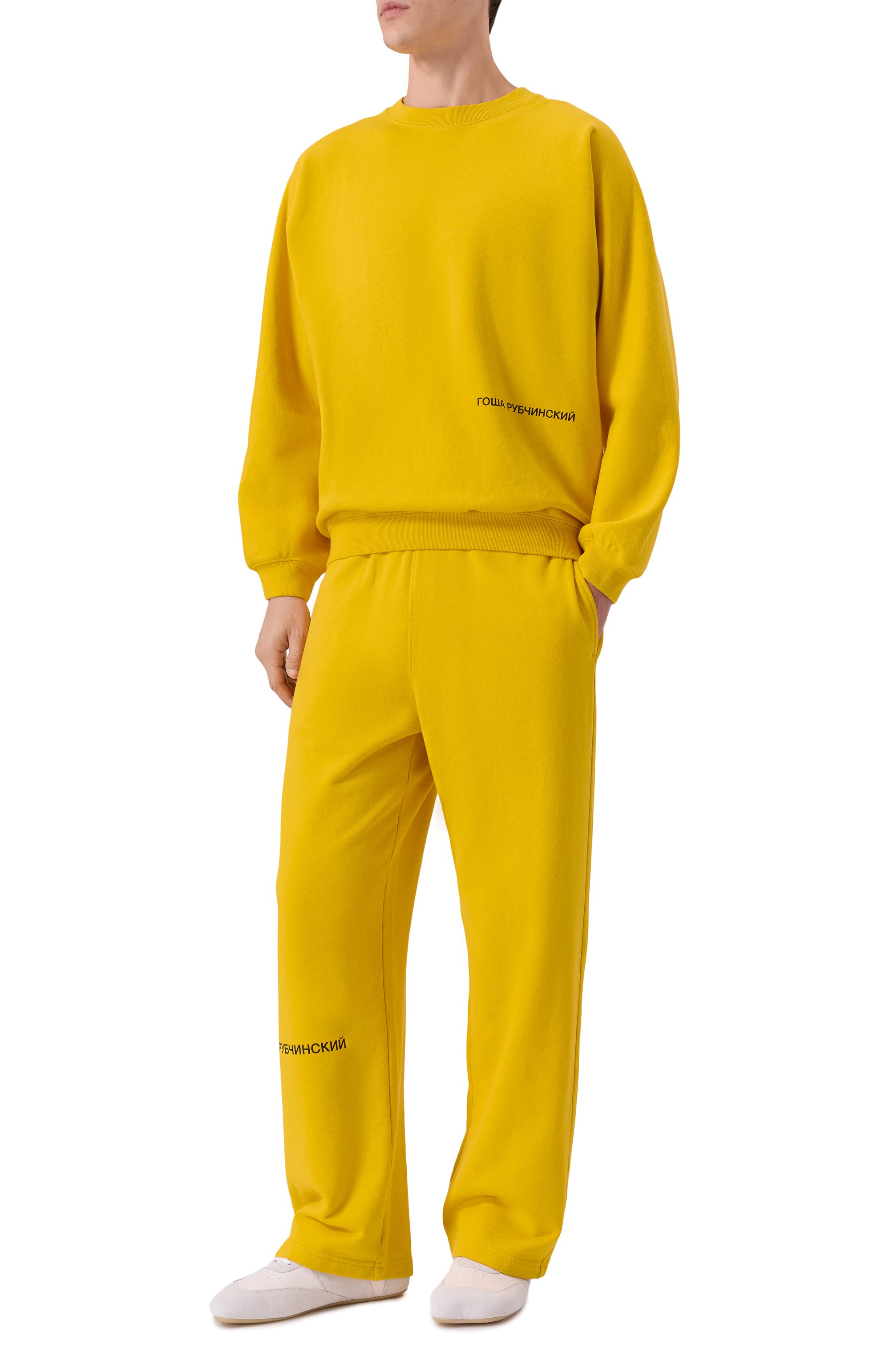 Хлопковый свитшот ГОША РУБЧИНСКИЙ, арт. SW_0401_YELLOW, фото 2