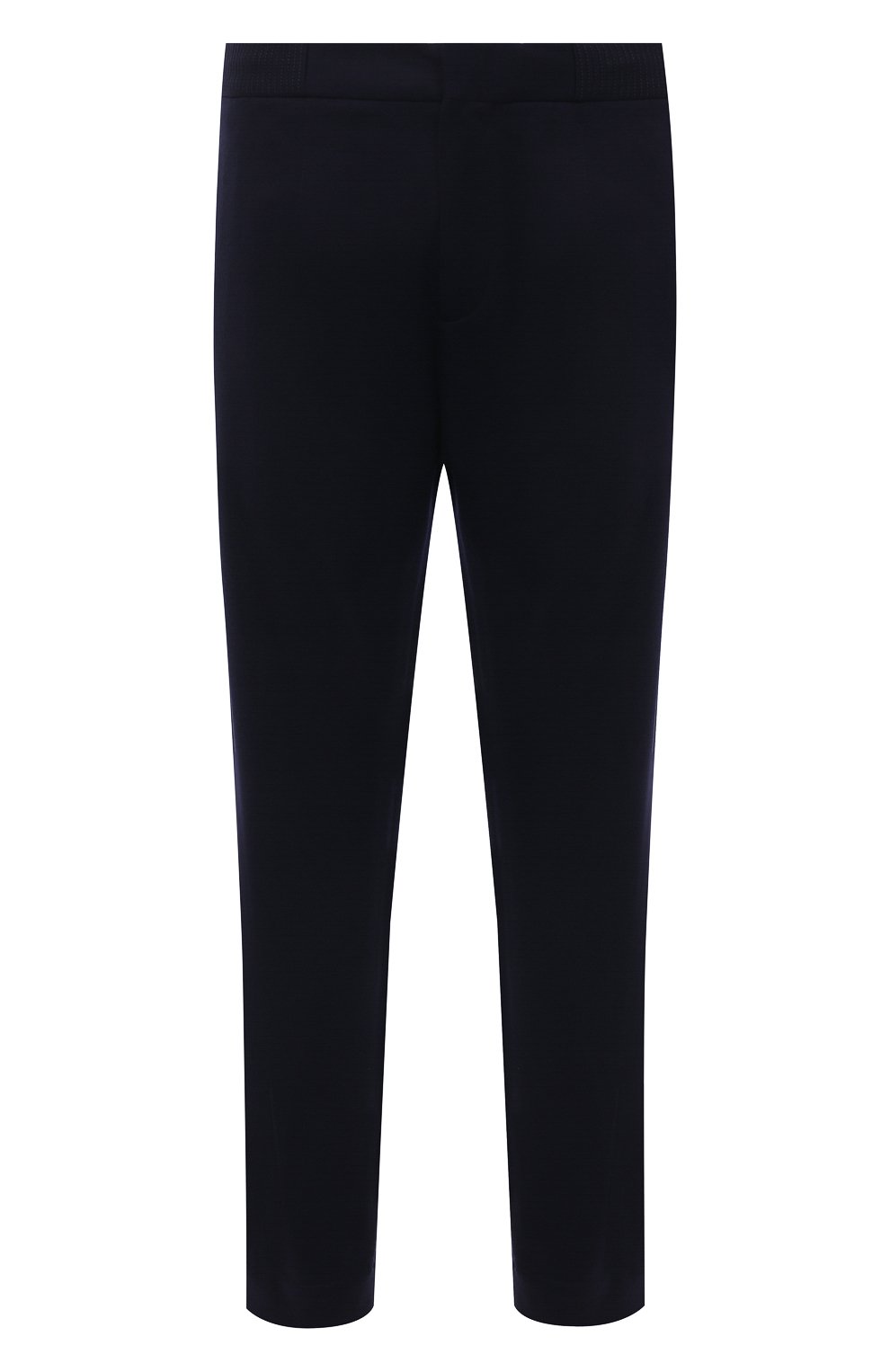 Шерстяные джоггеры ZEGNA темно-синего цвета по цене 95100 руб., арт. UVI11/TT12, фото 1 Шерстяные джоггеры ZEGNA, арт. UVI11/TT12, фото 1