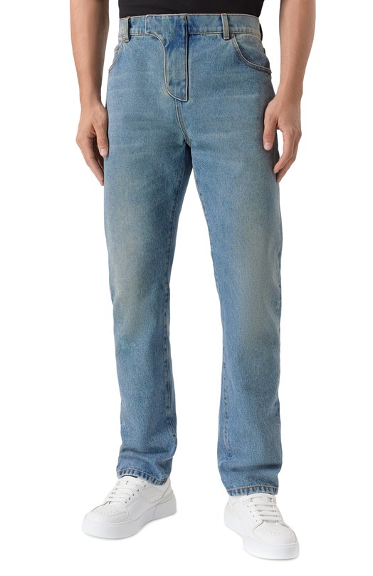 Джинсы Balmain FH1MI083/DF81 Голубой  FH1MI083/DF81 Фото 3
