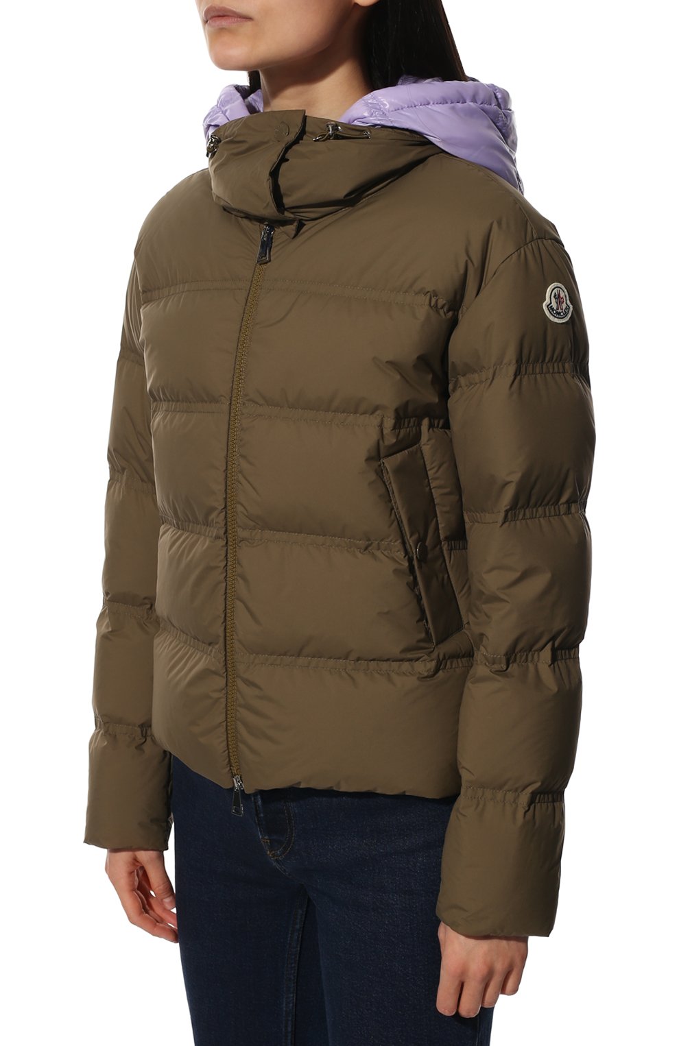 Пуховик loctudy MONCLER хаки цвета по цене 112500 руб., арт. H1-093-1A000-32-595A2, фото 3 Пуховик loctudy MONCLER, арт. H1-093-1A000-32-595A2, фото 3