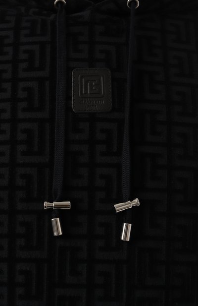 Хлопковое худи BALMAIN, арт. BH1JT200/JG41, фото 5