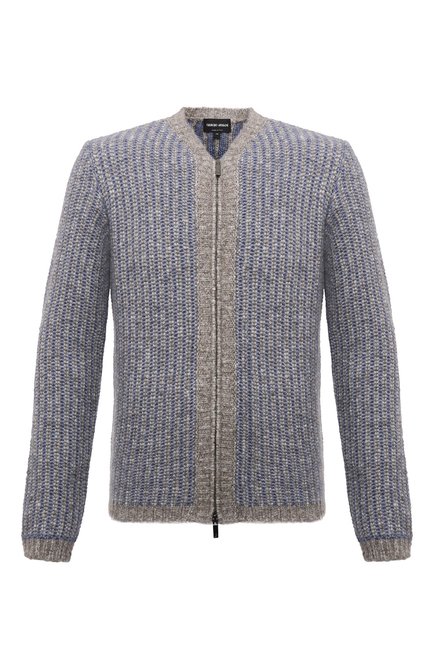 Мужской кардиган из кашемира и шерсти альпака GIORGIO ARMANI, арт. 6KSB03/SM21Z