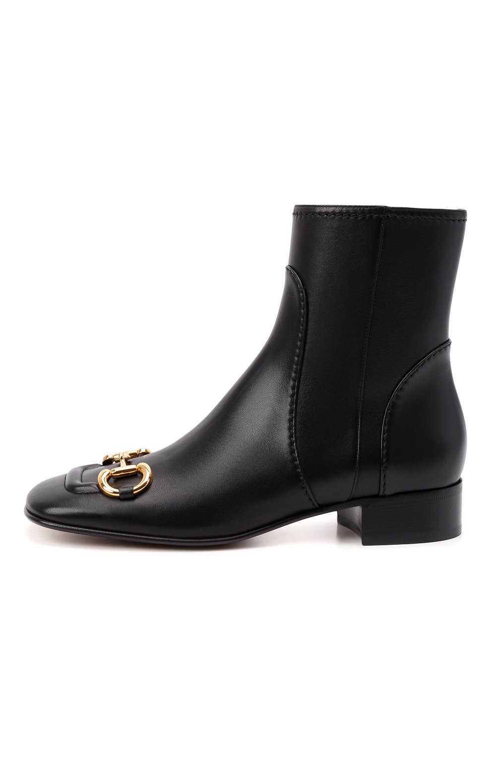 Кожаные ботильоны baby GUCCI, арт. 673666/BK000, фото 4