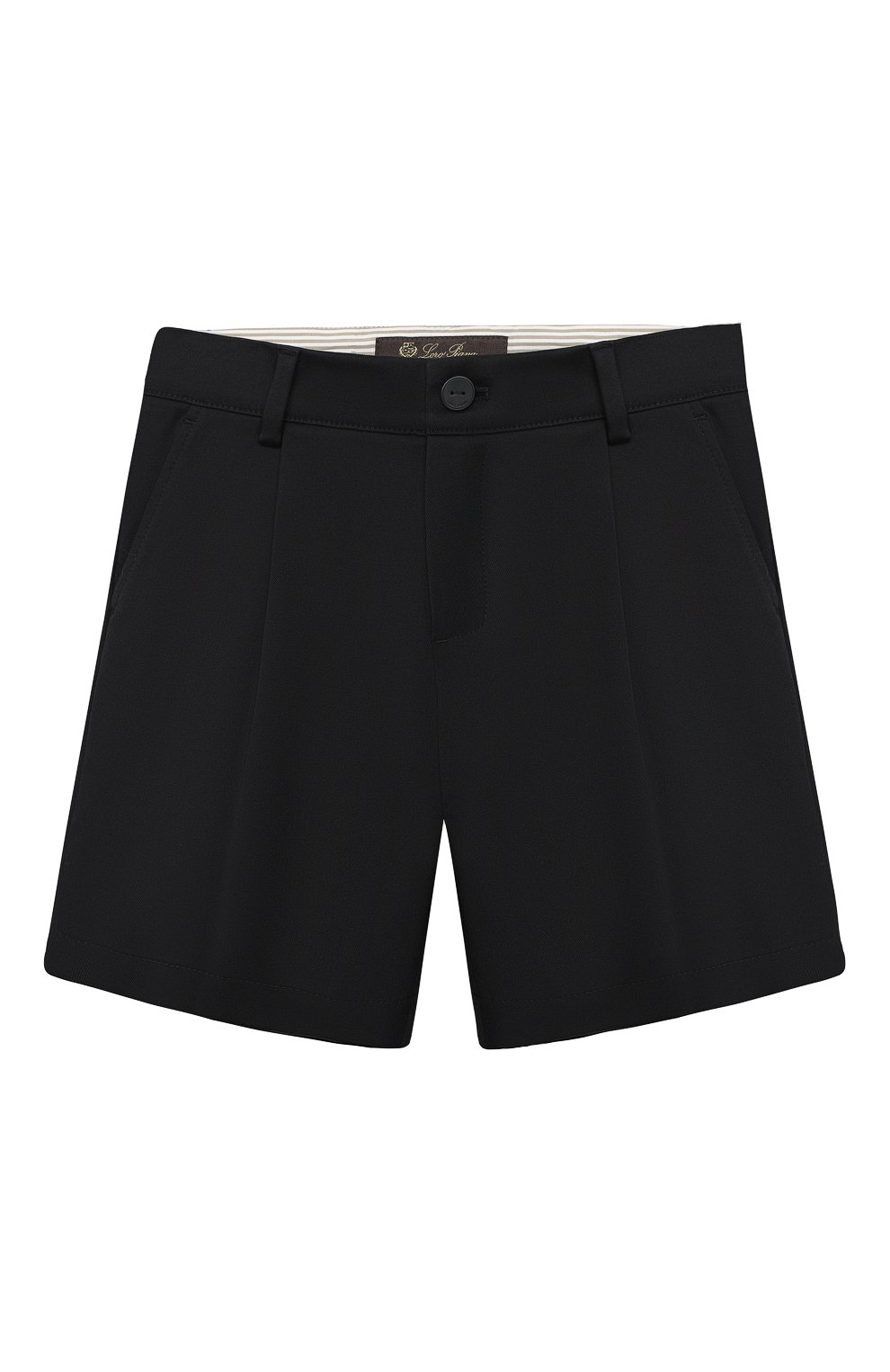 Хлопковые шорты LORO PIANA синего цвета по цене 36950 руб., арт. FAL5625, фото 1 Хлопковые шорты LORO PIANA, арт. FAL5625, фото 1