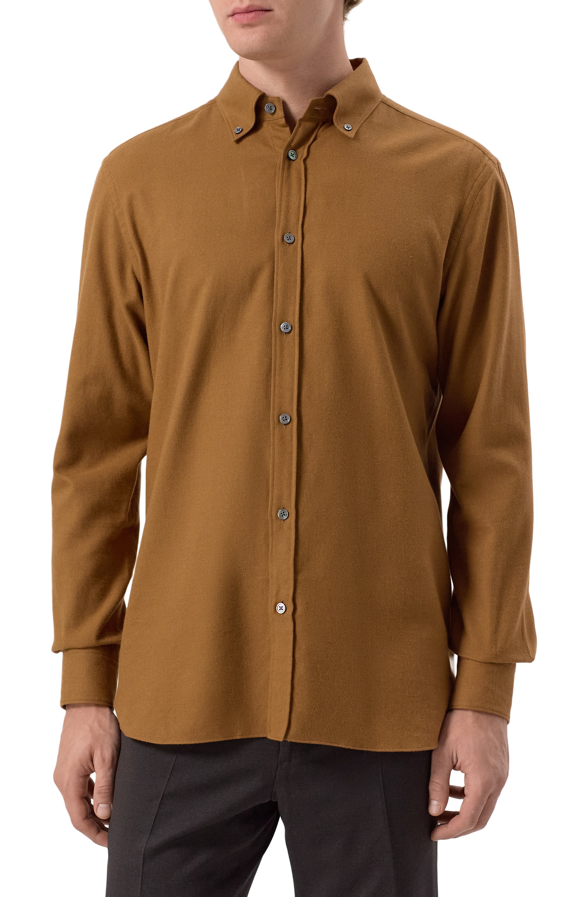 Хлопковая рубашка ZEGNA, арт. SRB4/UEX35A8, фото 3