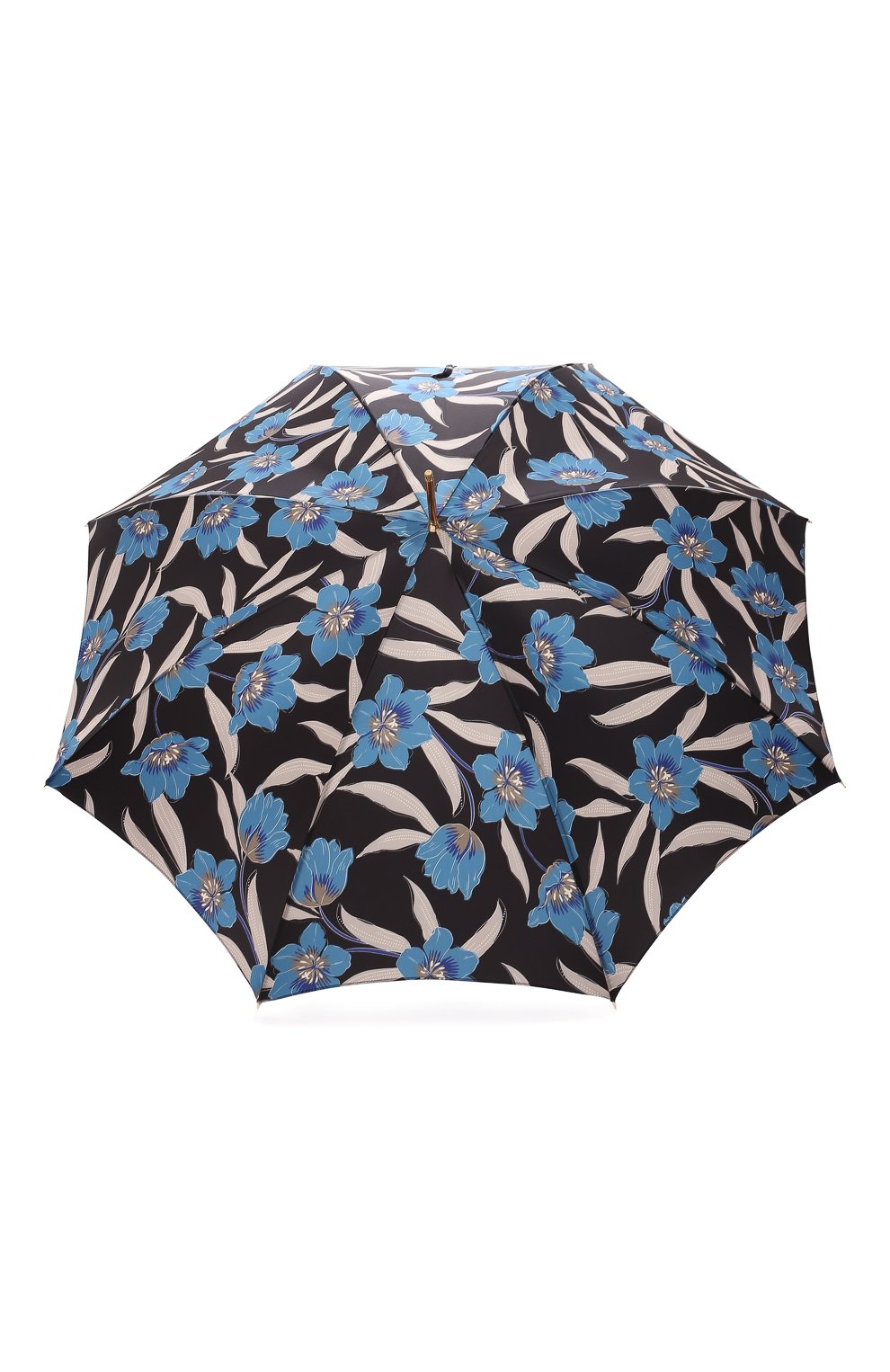 Зонт-трость PASOTTI OMBRELLI разноцветного цвета по цене 28800 руб., арт. 20/RAS0 5Z779/2/PELLE, фото 1 Зонт-трость PASOTTI OMBRELLI, арт. 20/RAS0 5Z779/2/PELLE, фото 1