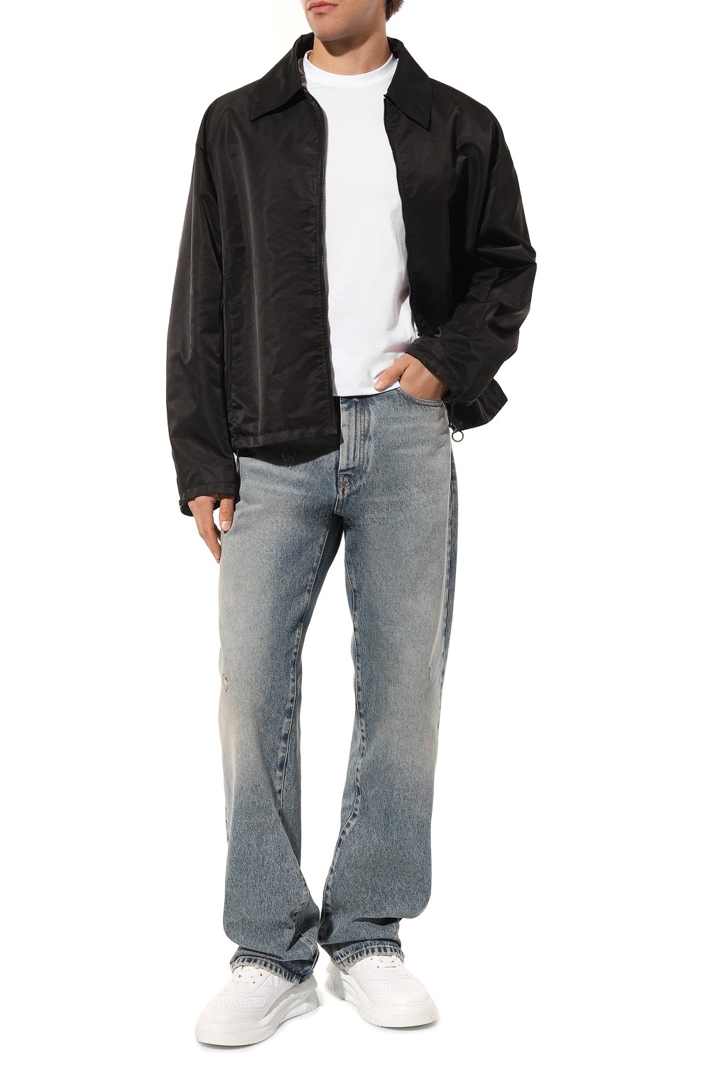 Кожаные кроссовки greca odissea VERSACE, арт. 1008124/1A05873, фото 2