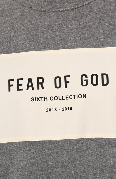 Футболка FEAR OF GOD, арт. 6F19-1009/TRJ, фото 5