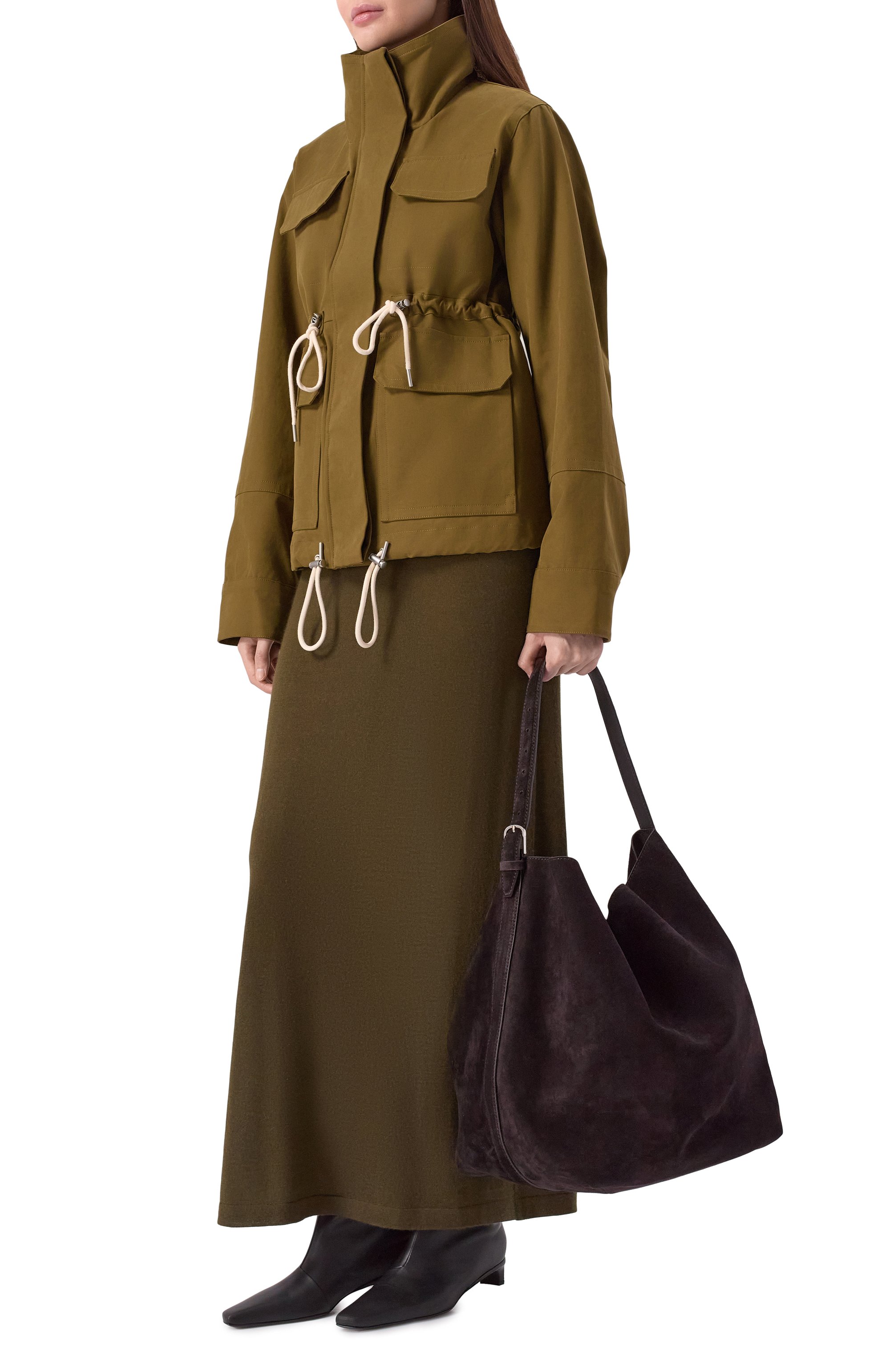 Сумка-тоут belted TOTEME, арт. 234-WLGBG038-LE0004, фото 7