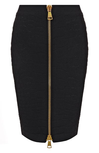 Женская юбка из вискозы BALMAIN, арт. FF0LC290/KJ14