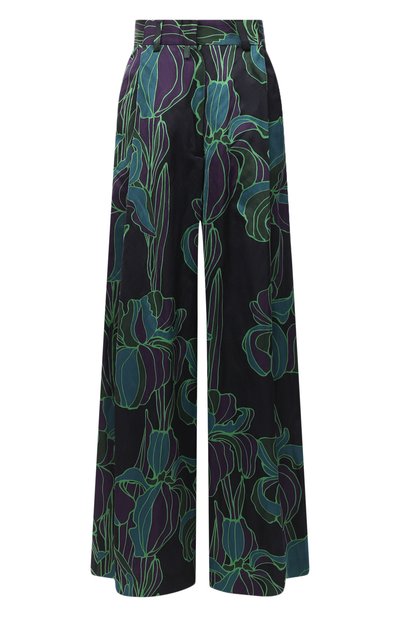 Женские брюки из хлопка и вискозы DRIES VAN NOTEN, арт. 202-30940-1353