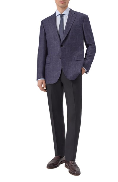 Хлопковая сорочка BRUNELLO CUCINELLI, арт. MBUC40028, фото 2