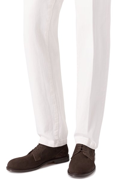 Замшевые дерби KITON, арт. USSA262N0010805, фото 3