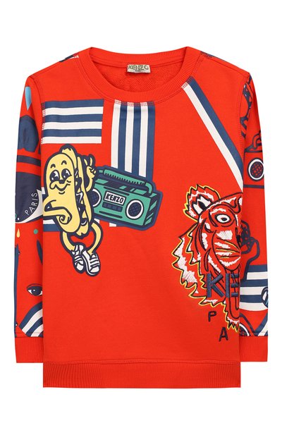 Хлопковый свитшот KENZO, арт. KN15528/3A-6A, фото 1