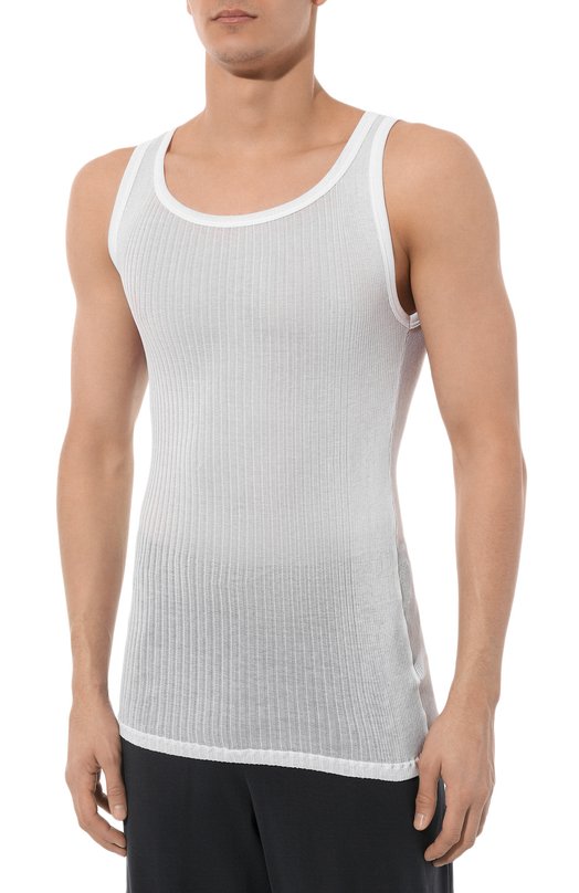 Хлопковая майка Zimmerli 207-1412 Белый  207-1412 Фото 3
