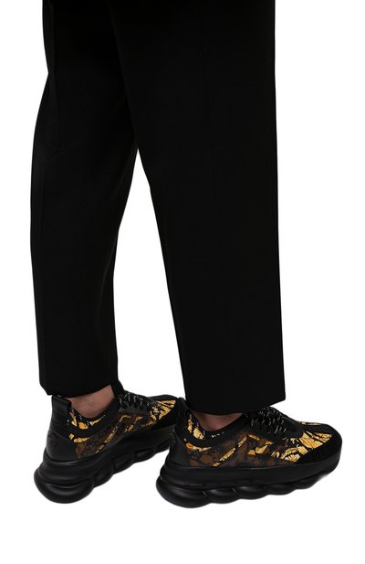 Комбинированные кроссовки chain reaction VERSACE, арт. DSU7071E/1A02711, фото 3