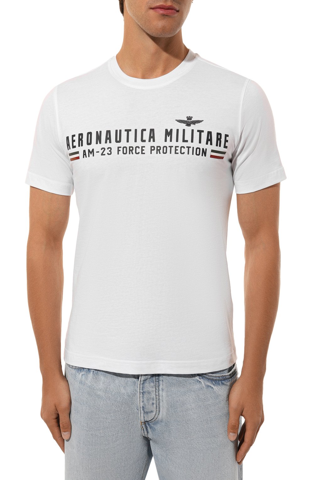 Хлопковая футболка AERONAUTICA MILITARE, арт. N0STS1942J538, фото 3