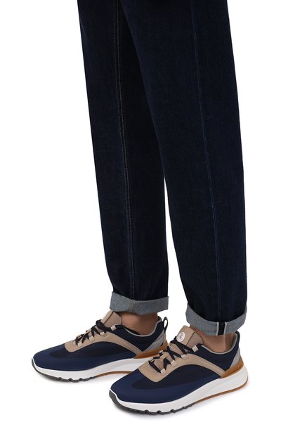 Комбинированные кроссовки BRUNELLO CUCINELLI, арт. MZUTBH0292, фото 3