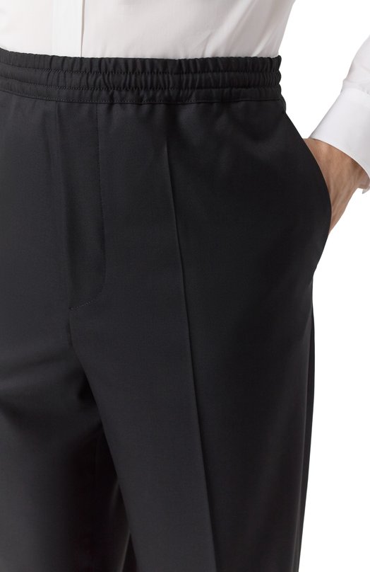 Шерстяные брюки Moschino A0351/5238 Чёрный  A0351/5238 Фото 5